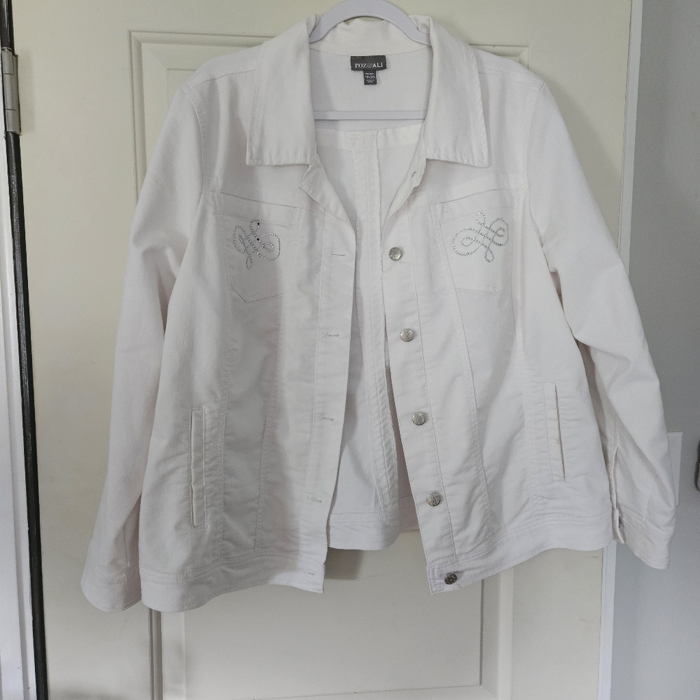 White Denim Jacket
